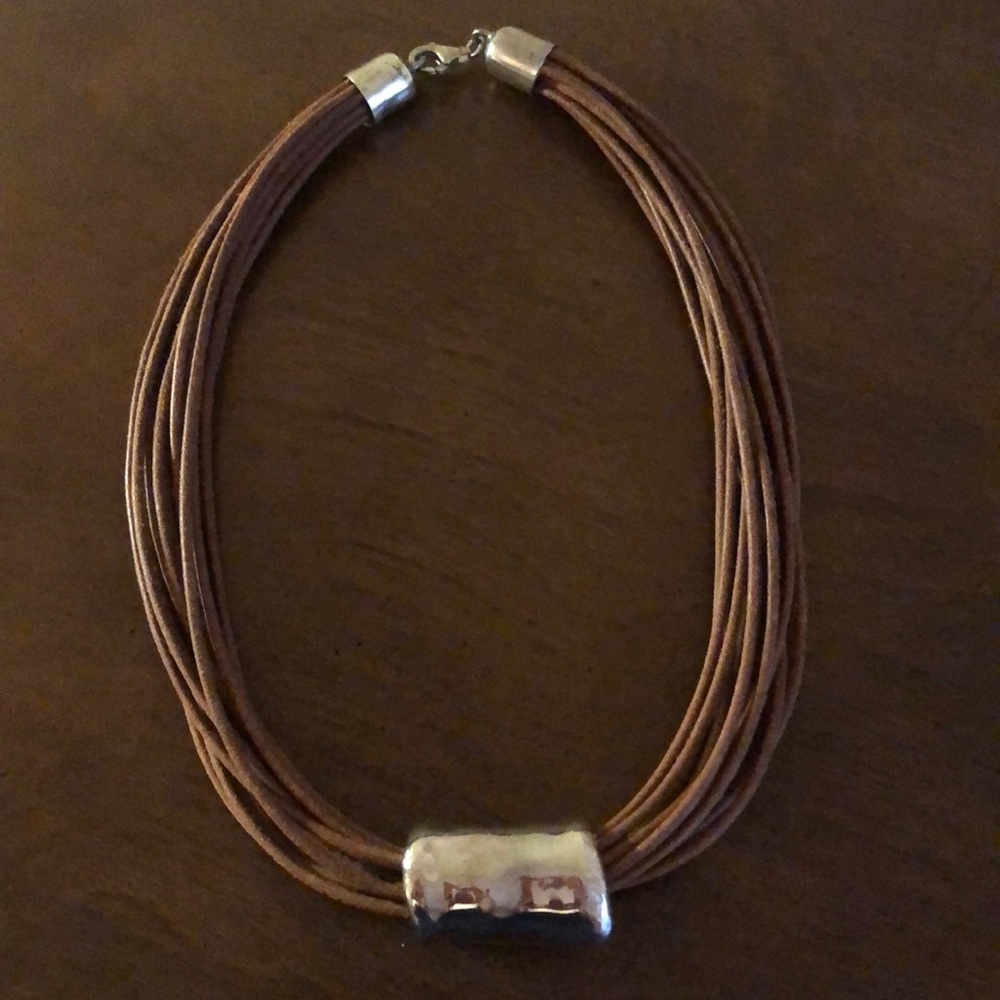 Silpada sterling silver choker necklace